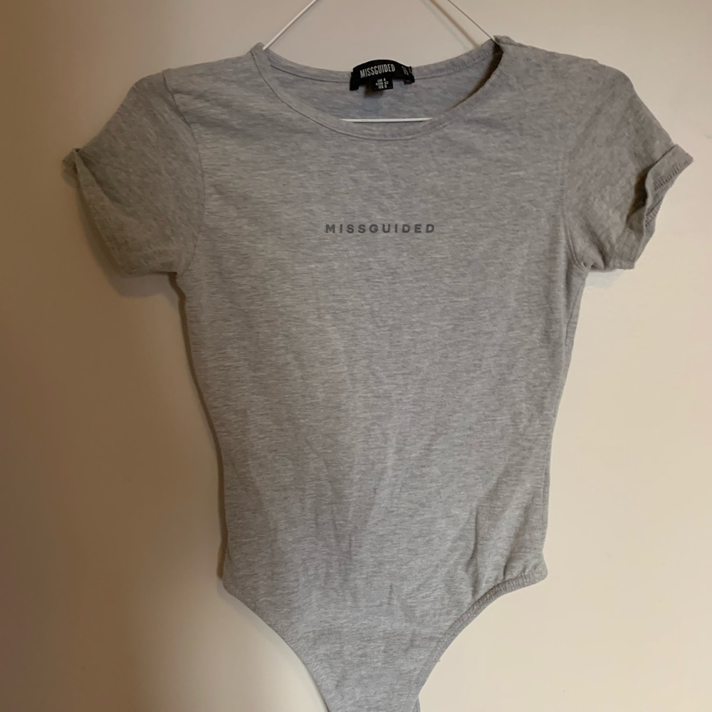 Misguide grey bodysuit